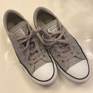 womens gray converse all star shoes size 8